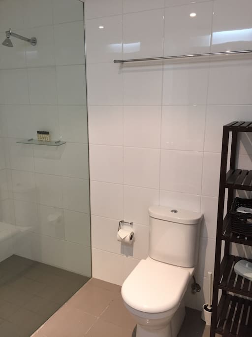 Your private bathroom.