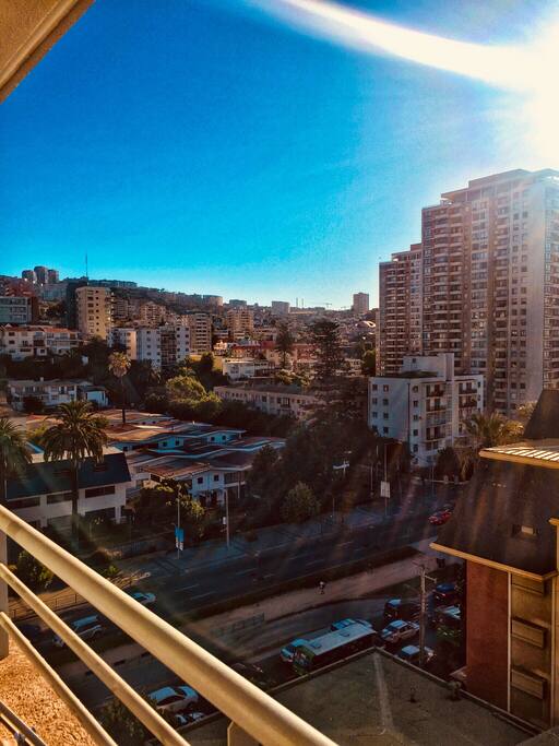 Vista desde el balcón