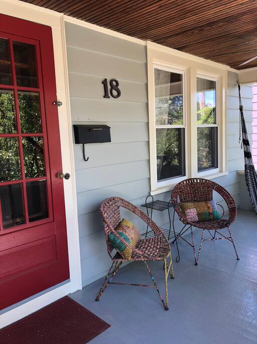 Relaxing front porch