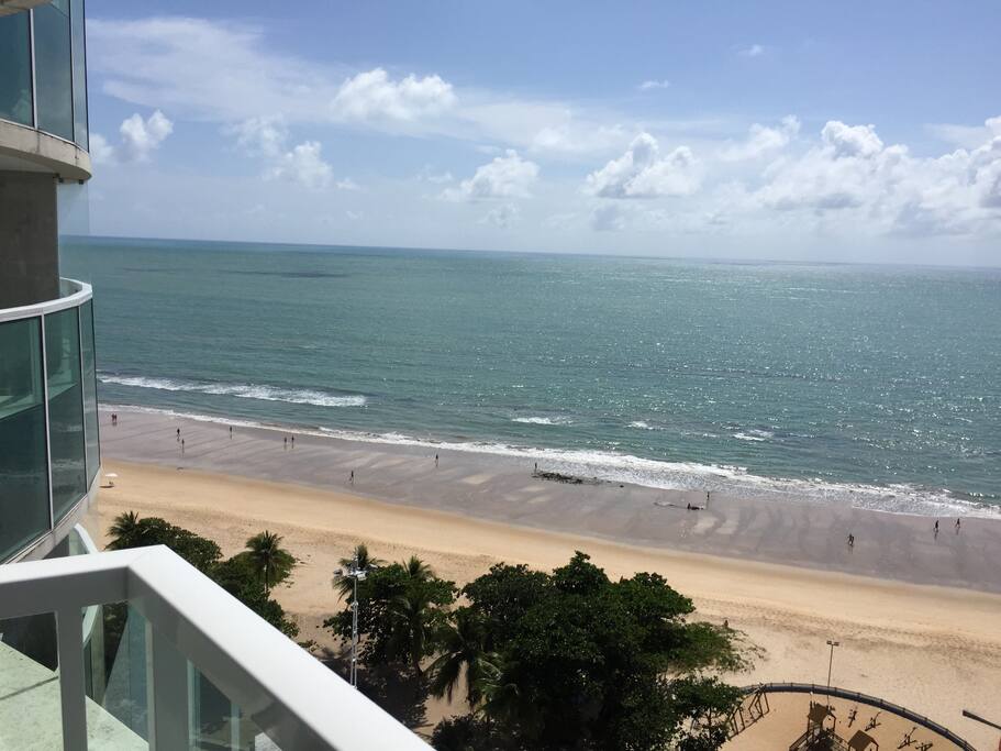 Vista da varanda do Flat