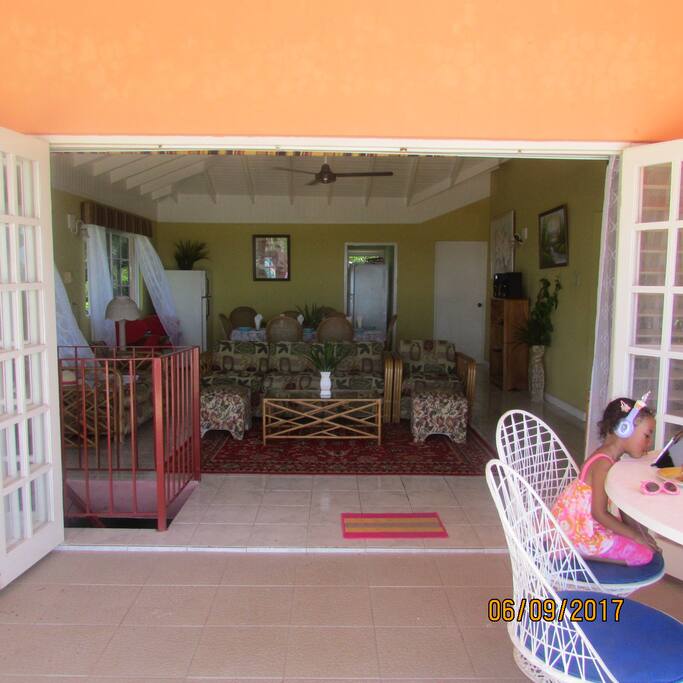 Wide open space to enjoy the indoor and outdoors...and of course, that glorious view!
