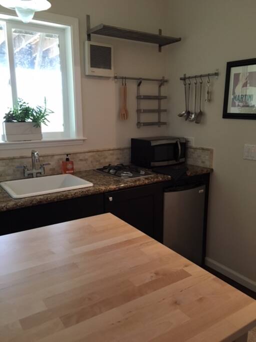 Well equipped kitchen