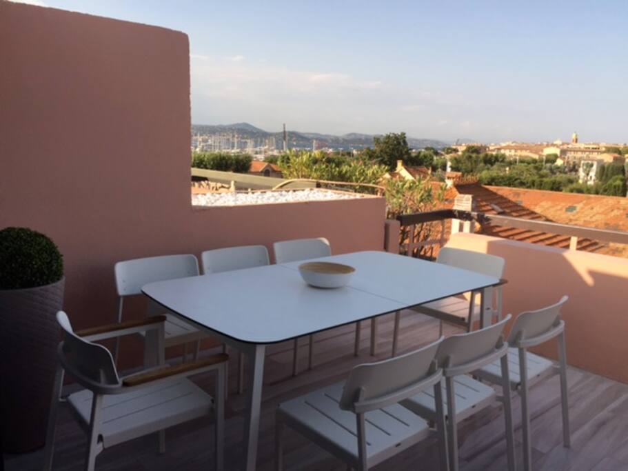 coin déjeuner terrasse