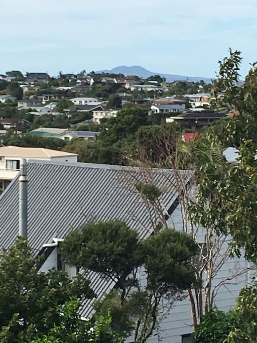 View from deck towards Rangitoto