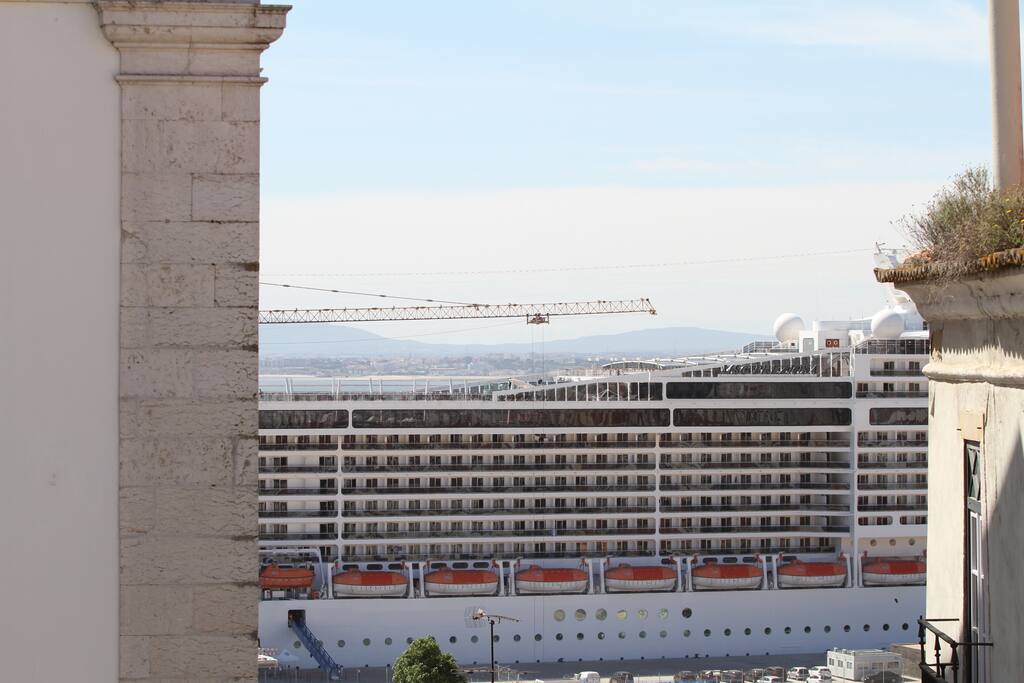 Vista sob o Rio Tejo