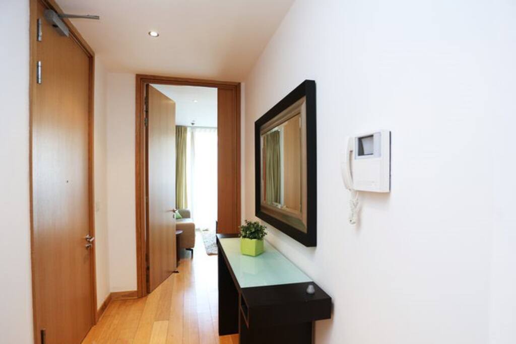 The corridor.