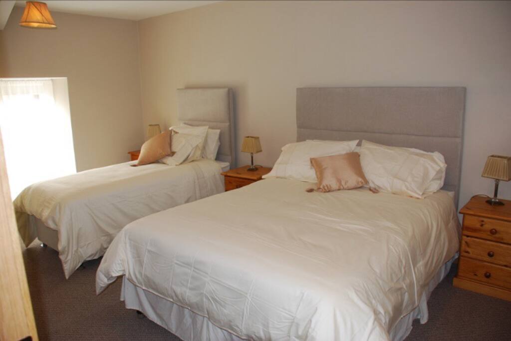 This is the tripple room. It sleeps 3 people.