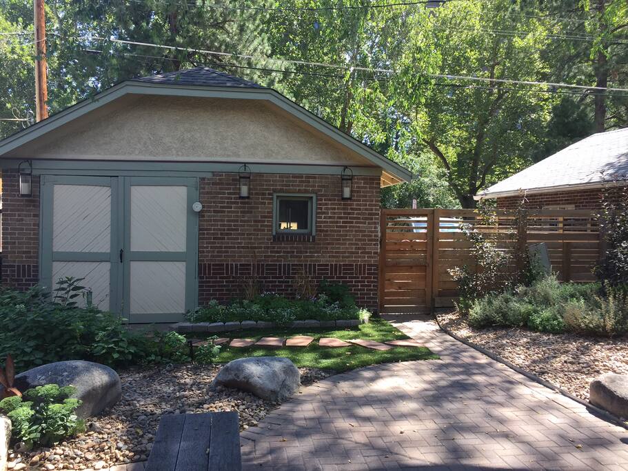 Comfortable back yard for enjoying time outside