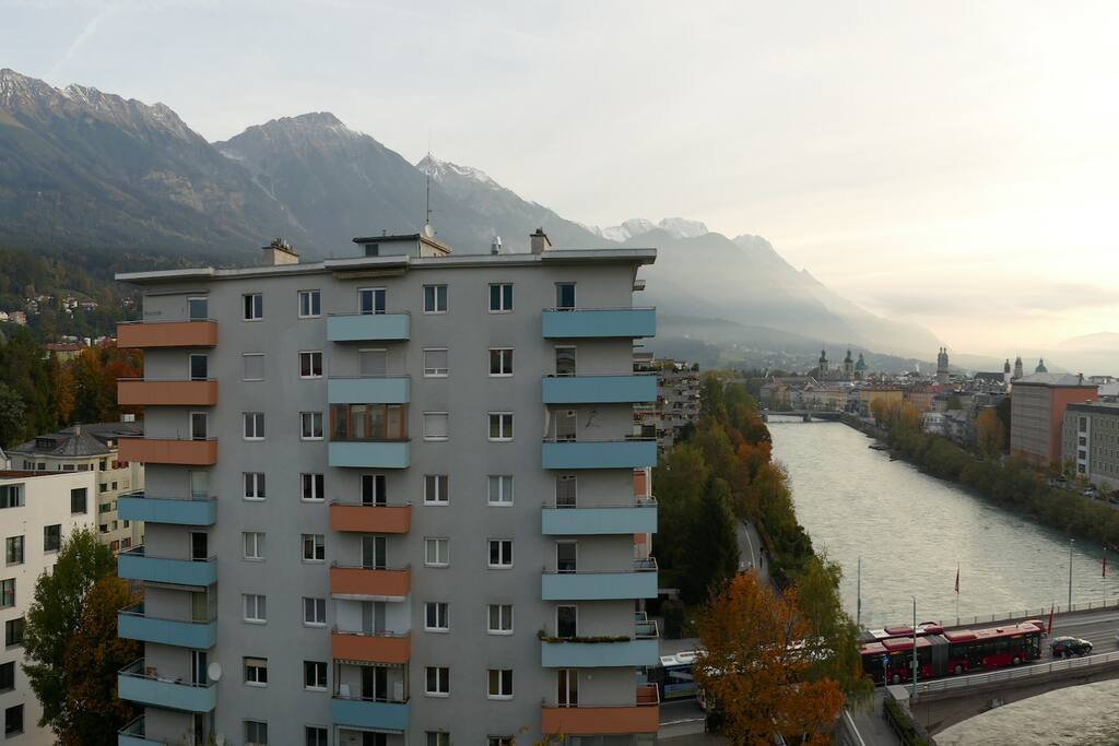 facing the city center