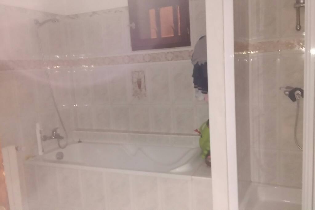 Douche. Baignoire.