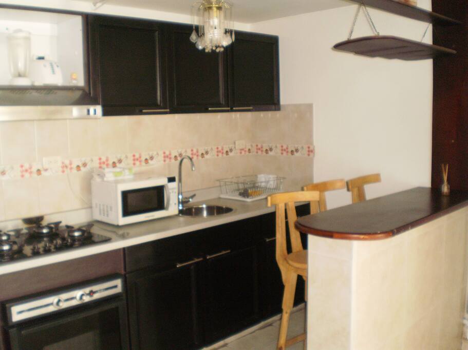 cocina y comedor auxiliar apartamento 9