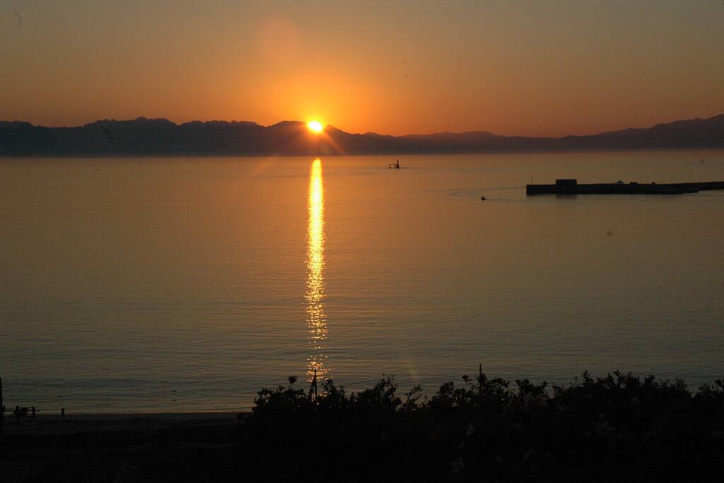 Sunrise from cottage