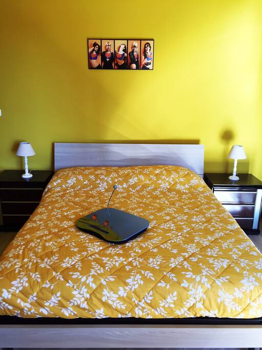 Comodo letto matrimoniale con materasso memory