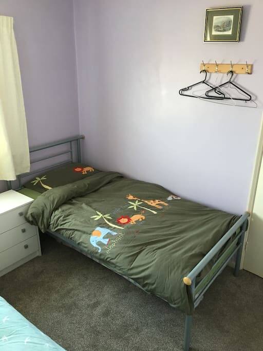 Room 1 - double bed and single bed
