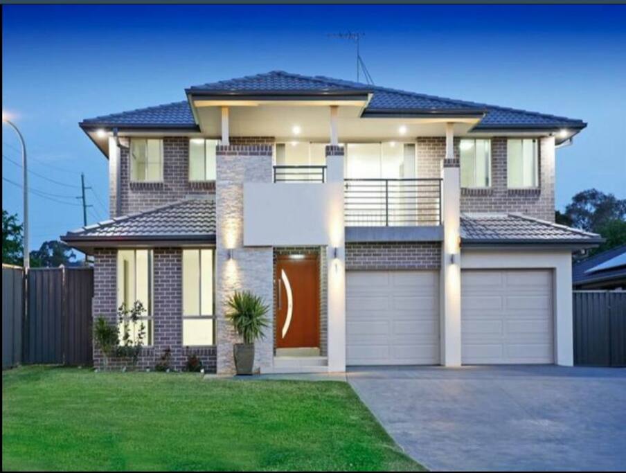 The front of the house