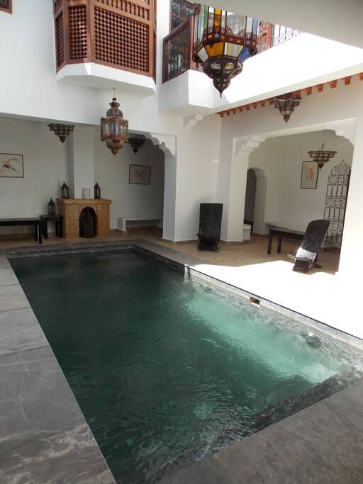 La piscine du Riad