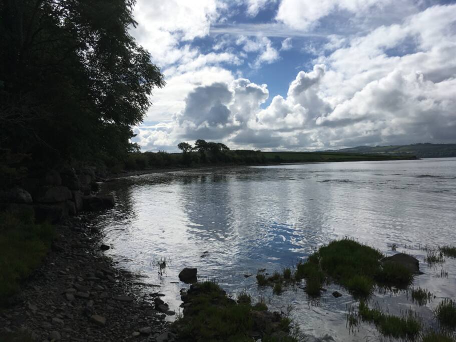 Shannon estuary beach