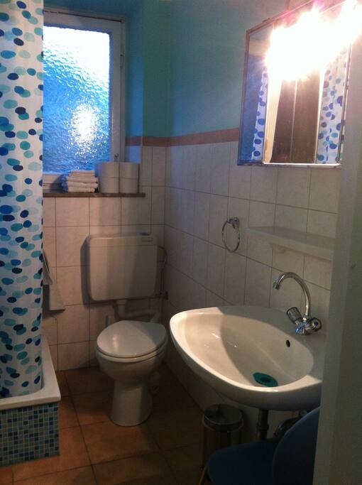 Duschbad mit Toilette