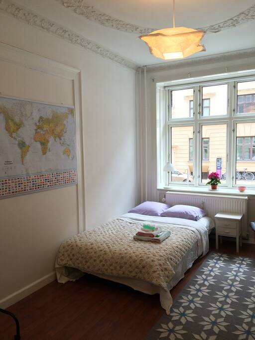Your room. Towels, shampoo, shower gel and conditioner are provided.