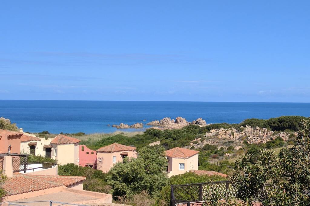 The Blue Sea Acts A Backdrop To The Apartments