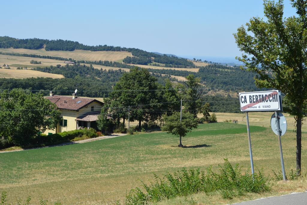 La casa vista dalla strada