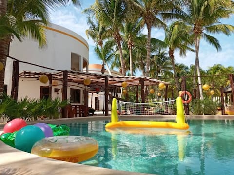 Successful Airbnb property: Villa Tortugas Playa Patuxka, a paradise in Yucatan in Telchac Puerto