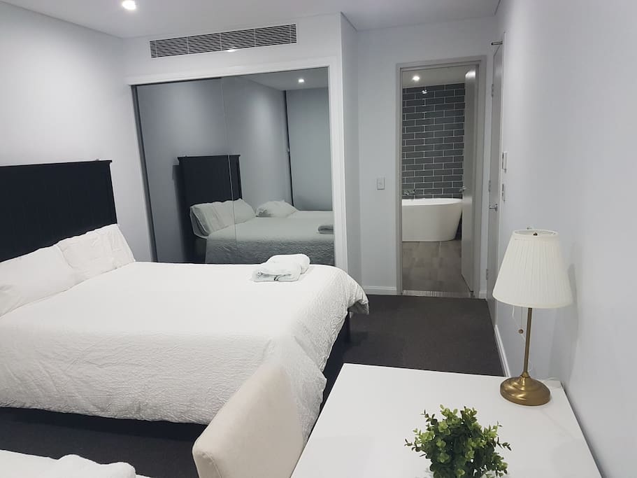 Your room and private bathtub