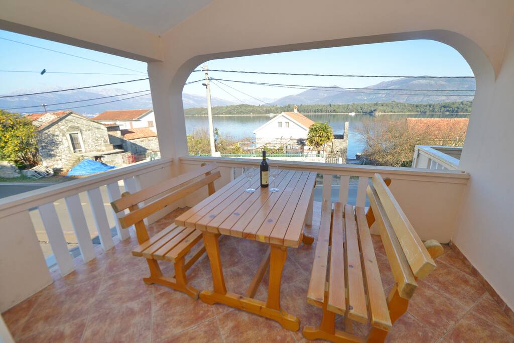 Balcony with sea view