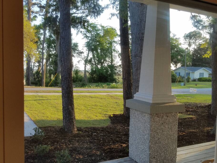 View from the guest bedroom