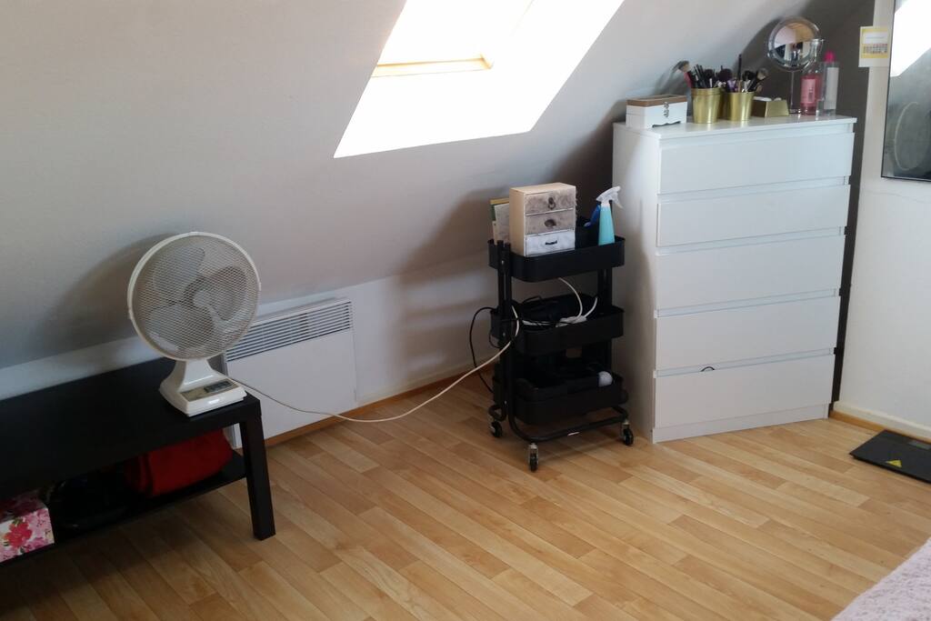 Chambre: ventilateur