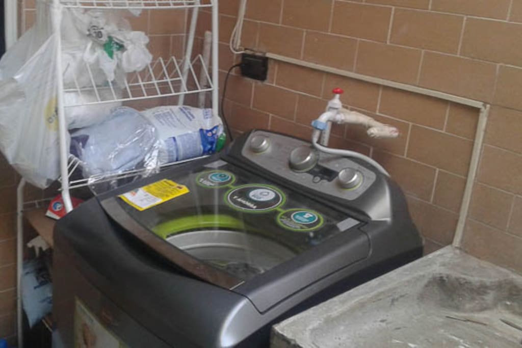 It gets rather hot so easy access to a washing machine is so important