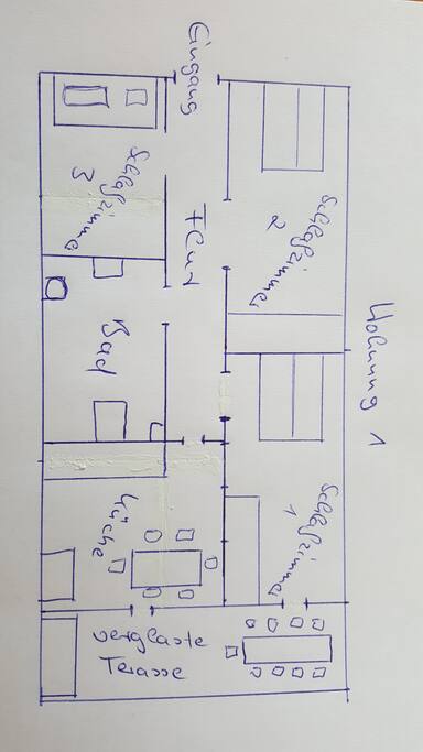 Grundriss der Wohnung