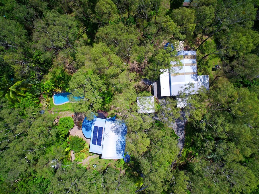 A privately owned bush property with 12m pool