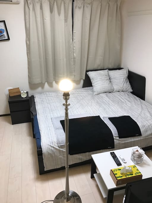 The drawer type bed could be changed to double size very easily.