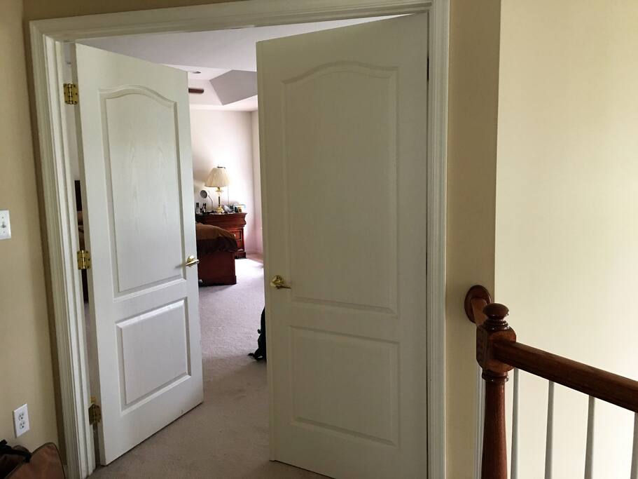 entryway to the master suite