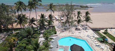 Edf Golden Beach, ocean view. Down on the sand.