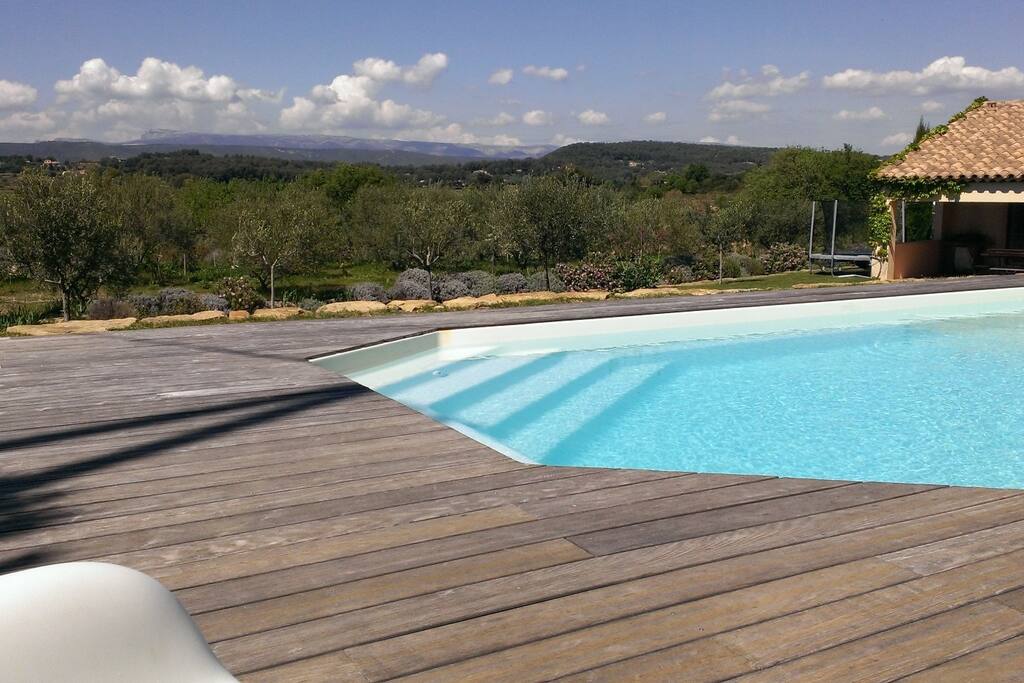 Vue de la piscine