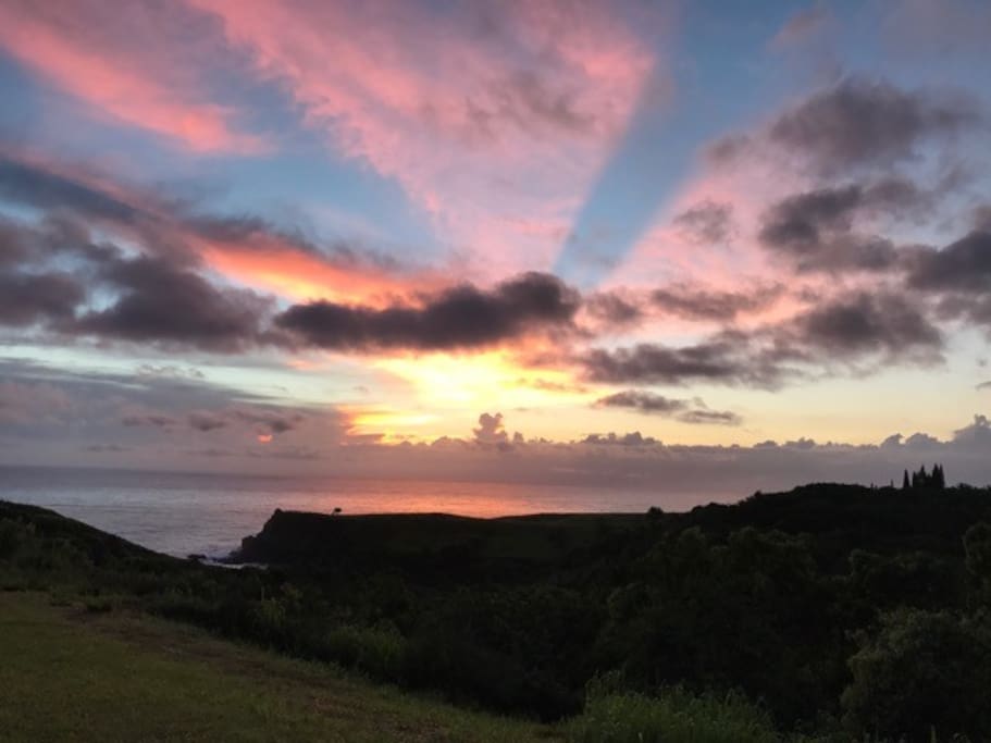 sunrise from Deck