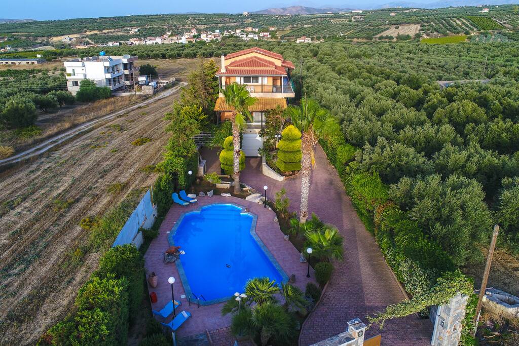 Villa Manos - view from above