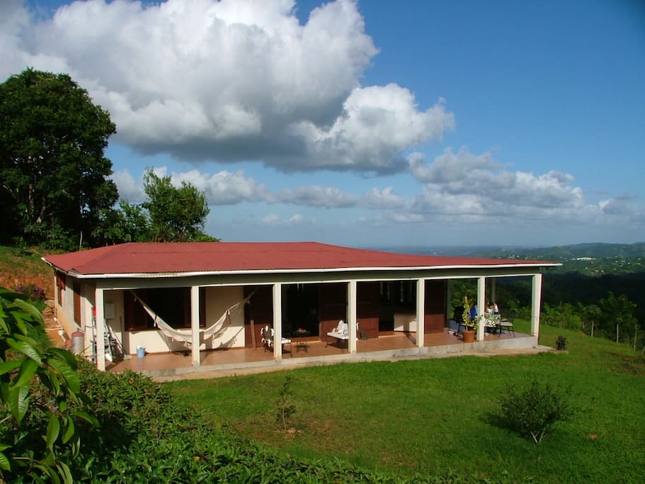 This is the outside view of the house.