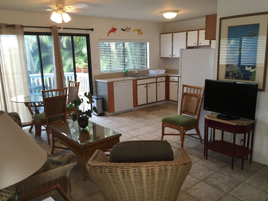 Living Room and Full Kitchen