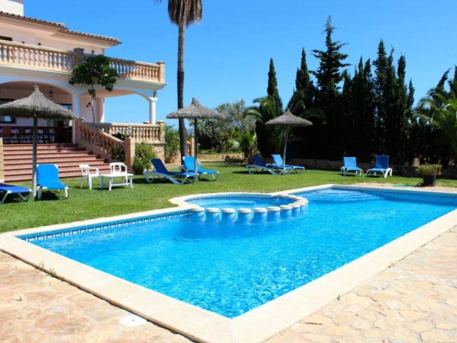 Pool with separated area for children