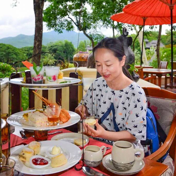 有青山绿树鲜花稻香的双人浪漫下午茶 清迈旅游攻略 尽在airbnb爱彼迎 有青山绿树鲜花稻香的双人浪漫下午茶 清迈旅游攻略 尽在airbnb爱彼迎