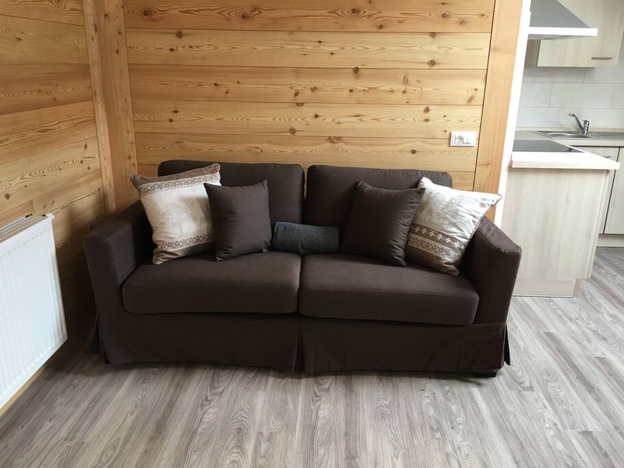 Divano letto in soggiorno