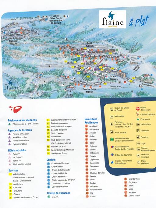 Plan de Flaine