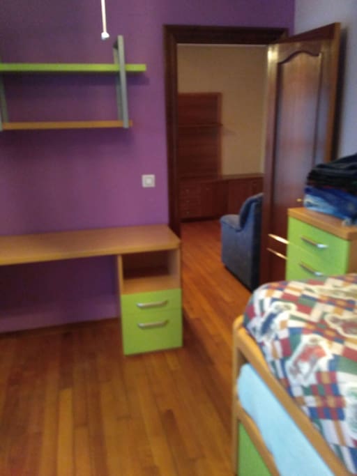 dormitorio 1, dos camas individuales