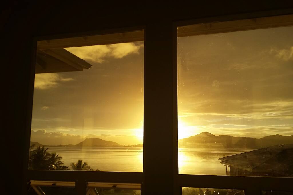 view from living room