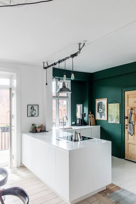 Kitchen. It is brand new and has everything you need to cook.
