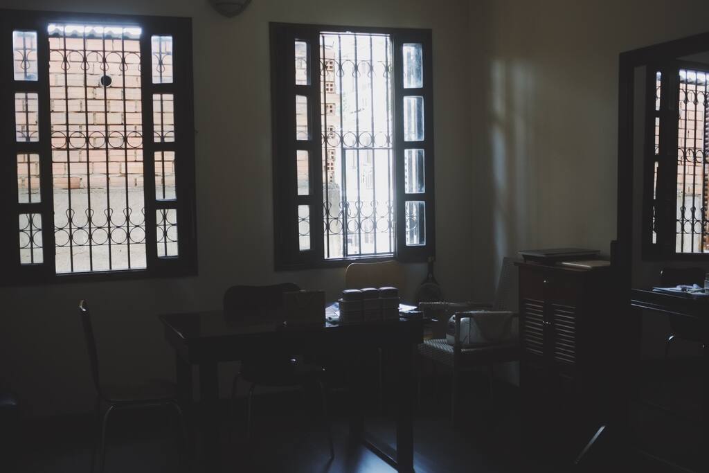 Private office and kitchen