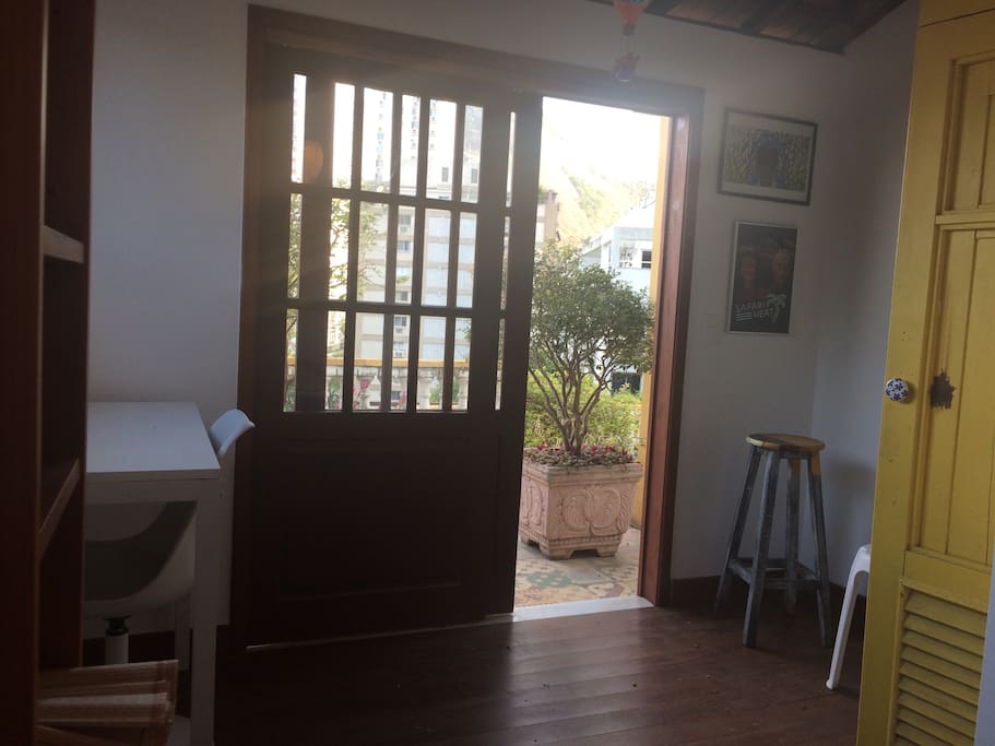 Vista da cama
